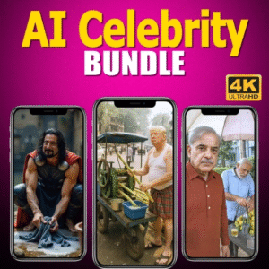 500+ VIRAL AI Celebrity Reels Bundle