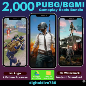 🎮 Ultimate 2000+ PUBG/BGMI Reels & Shorts Bundle 🚀