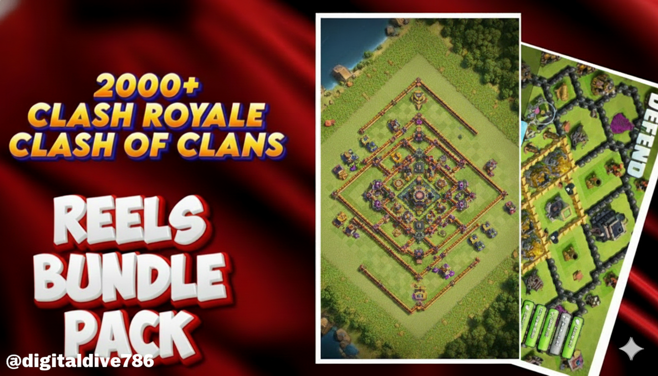 ๐ฎ Ultimate 2000+Clash of ๐Royale clash of Clans Reels & Shorts Bundle ๐ - Image 2