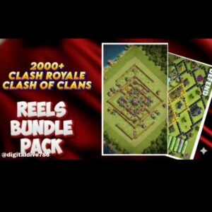 🎮 Ultimate 2000+Clash of 👑Royale clash of Clans Reels & Shorts Bundle 🚀