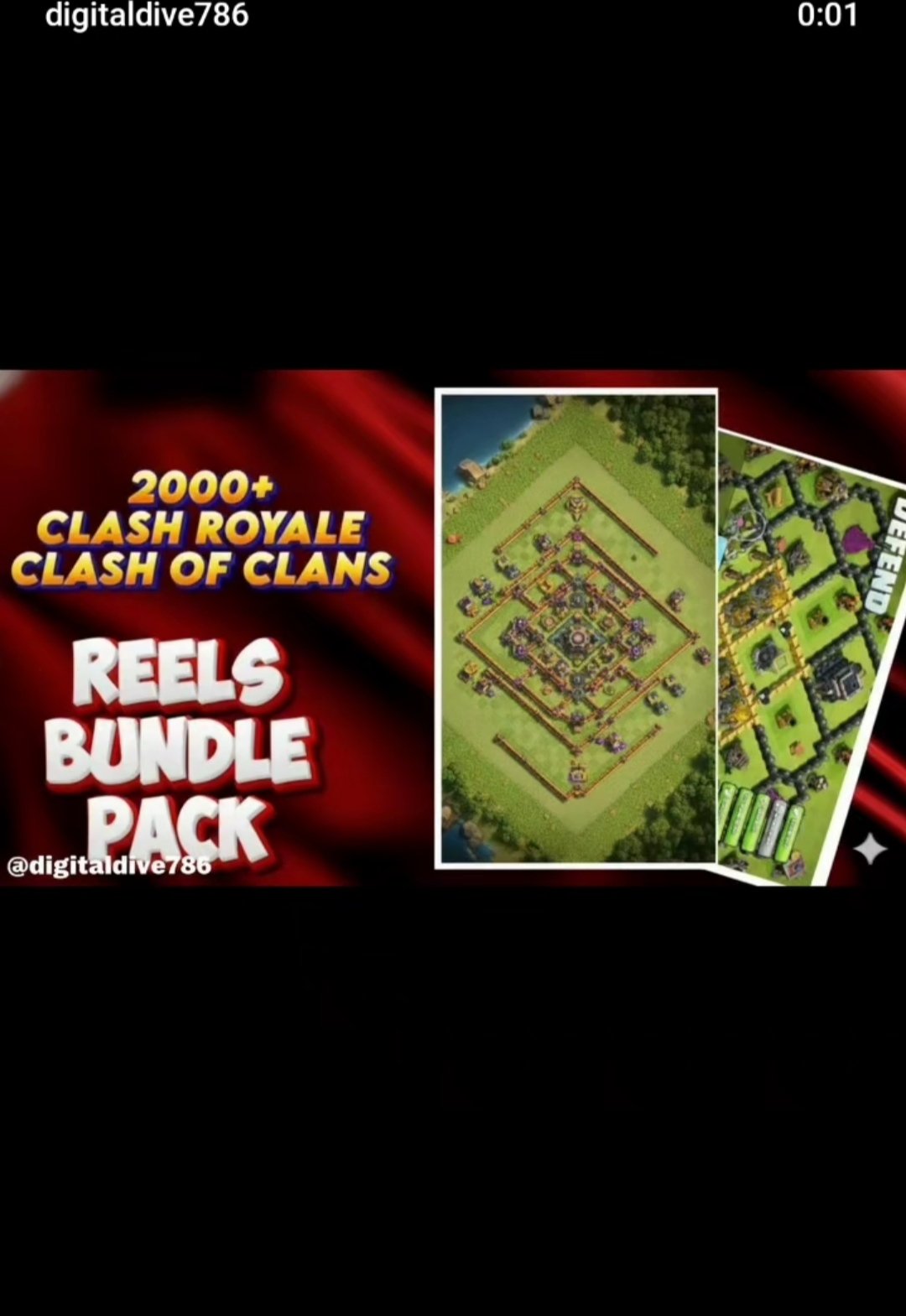 ๐ฎ Ultimate 2000+Clash of ๐Royale clash of Clans Reels & Shorts Bundle ๐