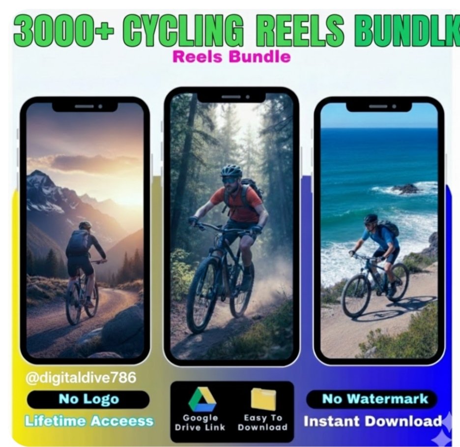 π΄ The Ultimate 3000+ Cycling Reels Bundle Pack: Dominate the Feed π΄