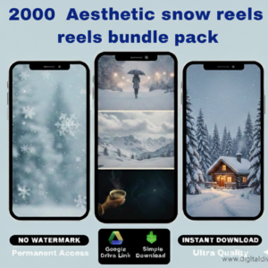 ❄️ The Ultimate Winter Collection: 2000+ Aesthetic Snow Reels Bundle 😲❄️