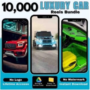 🏎️ 10,000+ Luxury Car Reels – VIRAL Bundle 😯🏎