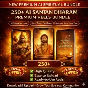 250+ AI Sanatan Reels: The Ultimate Bundle.” 250+ AI Sanatan Reels: The Ultimate Bundle.”