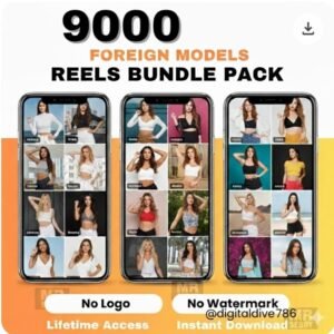 💃Go Viral Globally: 9,000+ High-Quality Model Reels Bundle.💃