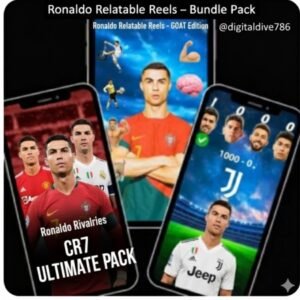 ⚽ Ronaldo Relatable Reels Bundle pack ⚽ ⚽ Ronaldo Relatable Reels Bundle pack ⚽